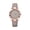 Gray, variant on Trendy Diamond Shaped Dial Crystal Casual Watch for Women – Leather Strap & Stainless Steel Dress Watch | Elegant Gift for Her