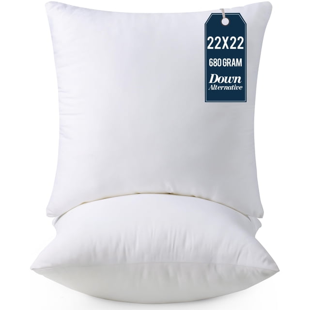 Juego de ropa de cama Insert Utopia, 2 unidades, 55 x 55 cm, color blanco