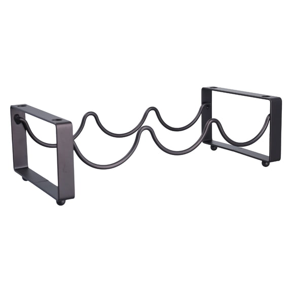 Metal Wine Rack Stackable Holder Elegant Storage Shelf Countertop Wine Storage Holder Display Holder for 3 Bottles