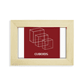 thumbnail image 1 of Mathematical Geometric Space Cuboids Desktop Decorate Photo Frame Picture Art Painting 5x7 inch, 1 of 3