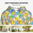 thumbnail image 4 of Sikiie Colorful Duck Women's Casual Hoodies Long Sleeve Lightweight Pullover Tops Loose Sweatshirt-X-Large, 4 of 7