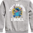 thumbnail image 3 of Lilo & Stitch - This Is How I Roll - Toddler and Youth Crew Fleece, 3 of 5
