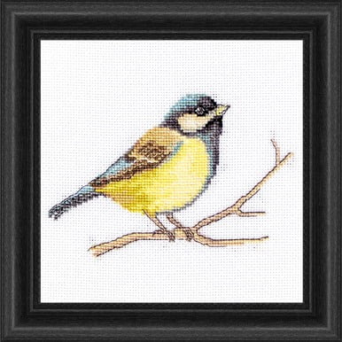 UPC: 4840746023019 | Luca-S Chickadee Counted Cross-Stitch Kit