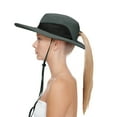 thumbnail image 3 of Catalonia Classic Cowboy Sun Hats for Women, Adjustable Drawstring Hat with Ponytail Hole, UPF 50+ Protection Breathable Bucket Hat for Summer Outdoor Beach Gardening, 3 of 8