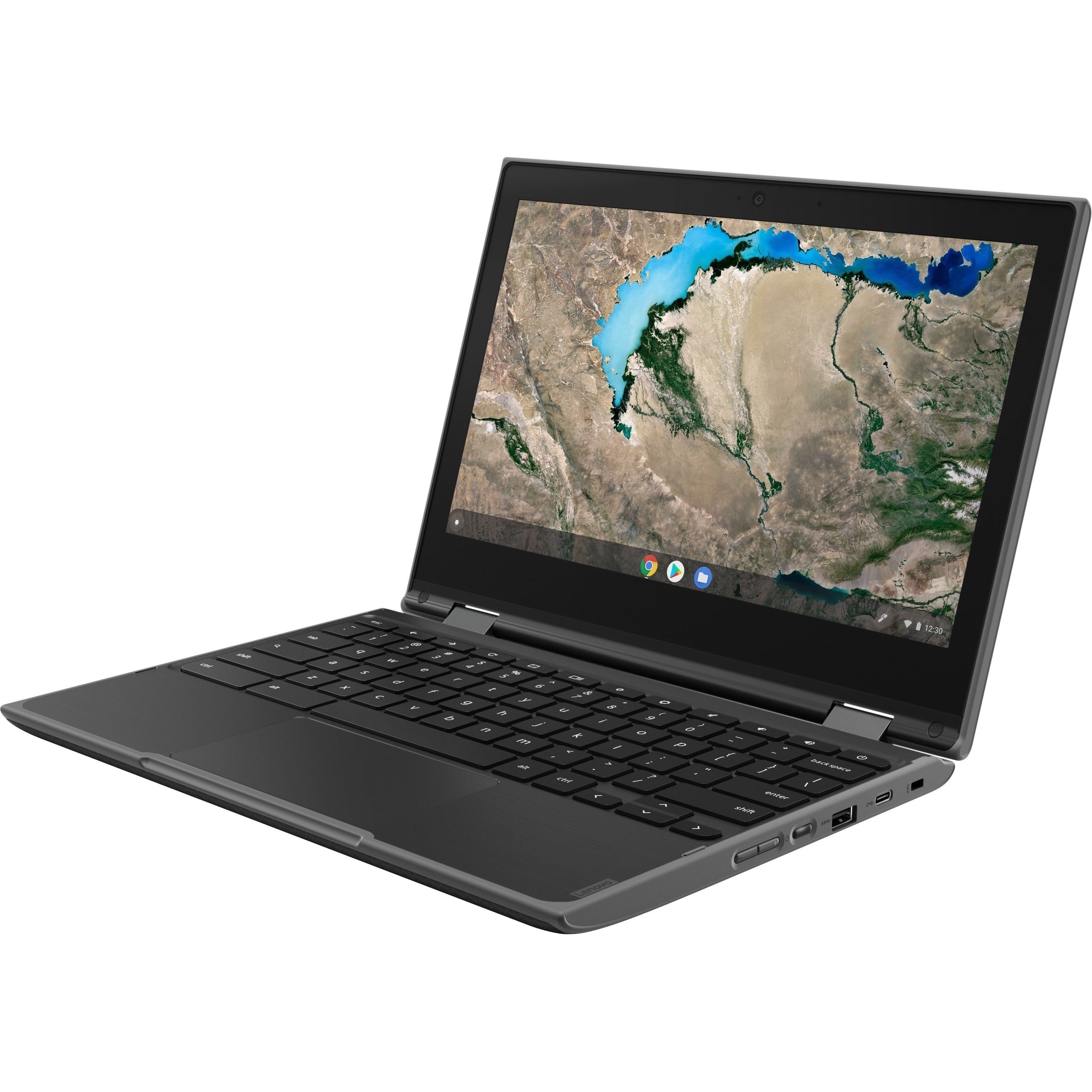 Lenovo Chromebook 300e 2nd Gen 11.6" Touch 4GB 32GB AMD A4-9120C, Black  (Certified Refurbished)