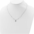 thumbnail image 3 of Sterling Silver Rhodium-Plated Cowrie Shell & Fw Cultured Pearl Necklace (18 X 6.43) Made In China -Jewelry By Sweet Pea, 3 of 6