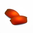 thumbnail image 4 of Walleva Fire Red Mr. Shield Polarized Replacement Lenses for Oakley Flak Jacket Sunglasses, 4 of 9