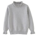 thumbnail image 2 of KYAIGUO Toddler Girls Knit Sweater Kids Long Sleeve Sweater Shirt Autumn Winter Warm Tops for 1-12Y, 2 of 5