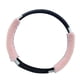 thumbnail image 3 of Funda protectora para volante de coche, cálida, inodora y antideslizante para invierno, color rosa. Rosado, 3 of 7