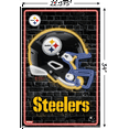thumbnail image 5 of NFL Pittsburgh Steelers - Neon Helmet 23 Wall Poster, 22.375" x 34", 5 of 5