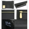 thumbnail image 6 of Michael Kors Womens Jet Set Travel Large Trifold Leather Wallet, Black, 6 of 6