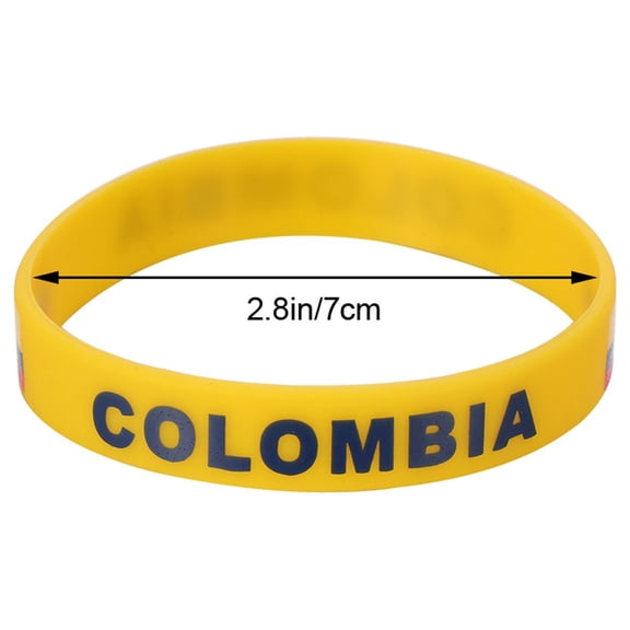 LOLIPPYY Set of 6 Silicone Wristbands for Sports Fans, Perfect for Football Enthusiasts