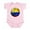 Petal Pink, variant on CafePress - Colombian Soccer Futbol Infant Bodysuit - Baby Light Bodysuit, Size Newborn - 24 Months