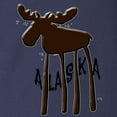 thumbnail image 3 of CafePress - Alaska Moose Long Sleeve T Shirt - Long Sleeve Dark T-Shirt, 3 of 4
