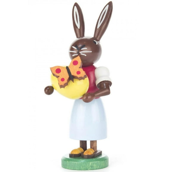 Alexander Taron 3.75” Dregeno Lady Rabbit with Egg and Butterfly Easter Figure