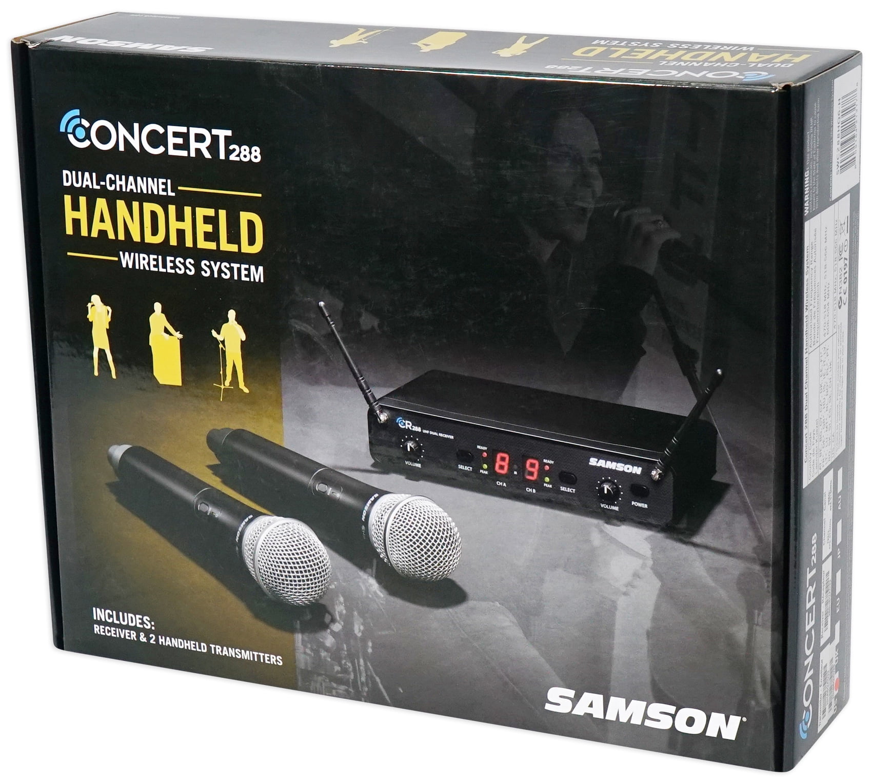 Samson Technologies Concert 288 Dual Handheld System - Walmart.com