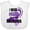 AA-White, variant on Inktastic I Wear Purple for My Grandma Lupus Awareness Boys or Girls Baby Bib