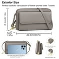 thumbnail image 5 of GOIACII Phone Purse With Transparent Window Crossbody Bags for Women Travel Wallet RFID Blocking, 5 of 7