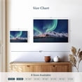 thumbnail image 4 of Elephant Stock Norwegian Peaks Aurora Wall Art - Horizontal Canvas Wall Art - Living Room Wall Decor - Nature Canvas - Blue And Green Decor - 12" x 8", 4 of 8