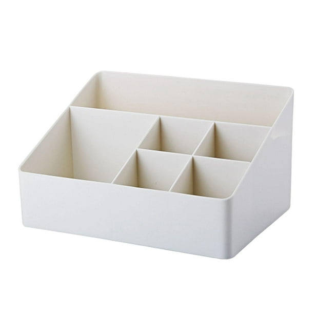 Caja de almacenamiento de cosméticos, estante para el con acabado de escritorio, función múltiple de 6 rejils Zulema Organizador de escritorio