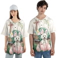 thumbnail image 4 of Easter Egg West Highland White Terrier Bunny Ear Welcome Spring Truck All Over Print 3D Baseball Shirt Westie Westy Dog Lover Softball Sport - 12002, 4 of 6