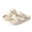 Beige, variant on Womens Slide Sandals Slip On Open Toe Flat Sneakers Fashionable Soft Casual Outdoor Shoes 41