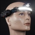 thumbnail image 1 of Diadema Ajustable Esencial LED, Linterna Impermeable Ligera, Luces de Cabeza para Caminar , Senderismo, Casco Duro , Enfoque fijo por inducción de reparación de inducción DYNWAVEMX Faro recargable, 1 of 7