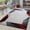 Red, variant on Paco Home Modern Area Rug Bordered with Geometric Pattern Grey Anthracite with Contour Cut,