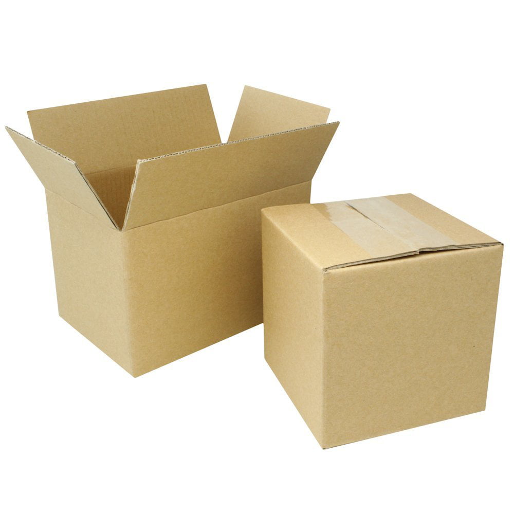 EcoSwift 15 8x5x4 Corrugated Cardboard Packing Boxes Mailing Moving Shipping Box Cartons 
