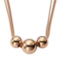 thumbnail image 3 of Collar de Acero Inoxidable Enso para Dama EICN232140R Rosado rosa, 3 of 3