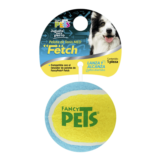Fancy Pets Pelota Fetch Spiky Color Azul Tamaño Mediano para Perro Fancy Pets FL9439