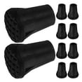 thumbnail image 2 of Zcyifa cane tip 10pcs Replacement Rubber Cane Tips Hiking Pole Feet for Canes Hiking Pole Crutch Walking Sticks Walkers Outdoor Activities Black, 2 of 11