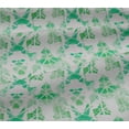 thumbnail image 4 of oneOone Cotton Jersey Sea Green Fabric Geometric & Mandala Watercolor Sewing Fabric By The Yard Printed Diy Clothing Sewing Supplies 58 Inch Wide, 4 of 4