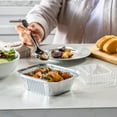 thumbnail image 2 of GUSTO Aluminum Foil Pans Disposable Food Containers with Lids, 5" x 4" 100-Pack, 2 of 6