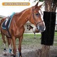 thumbnail image 3 of 4 Pcs Extra Large Scratching Brushes, Flexible Grooming Kit for Cow, Horse, Sheep for Farm Use (Black), 3 of 9