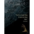thumbnail image 2 of ArtsyQuotes 25x32 Black Ornate Wood Framed with Double Matting Museum Art Print Titled - The Thing Quote: Trust, 2 of 4