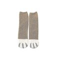 thumbnail image 3 of 6 pares de calcetines esponjosos con forma de pata de gato, calcetines de gato para mujer, calcetines cálidos y acogedores, calcetines para cama de animales, 3 of 4