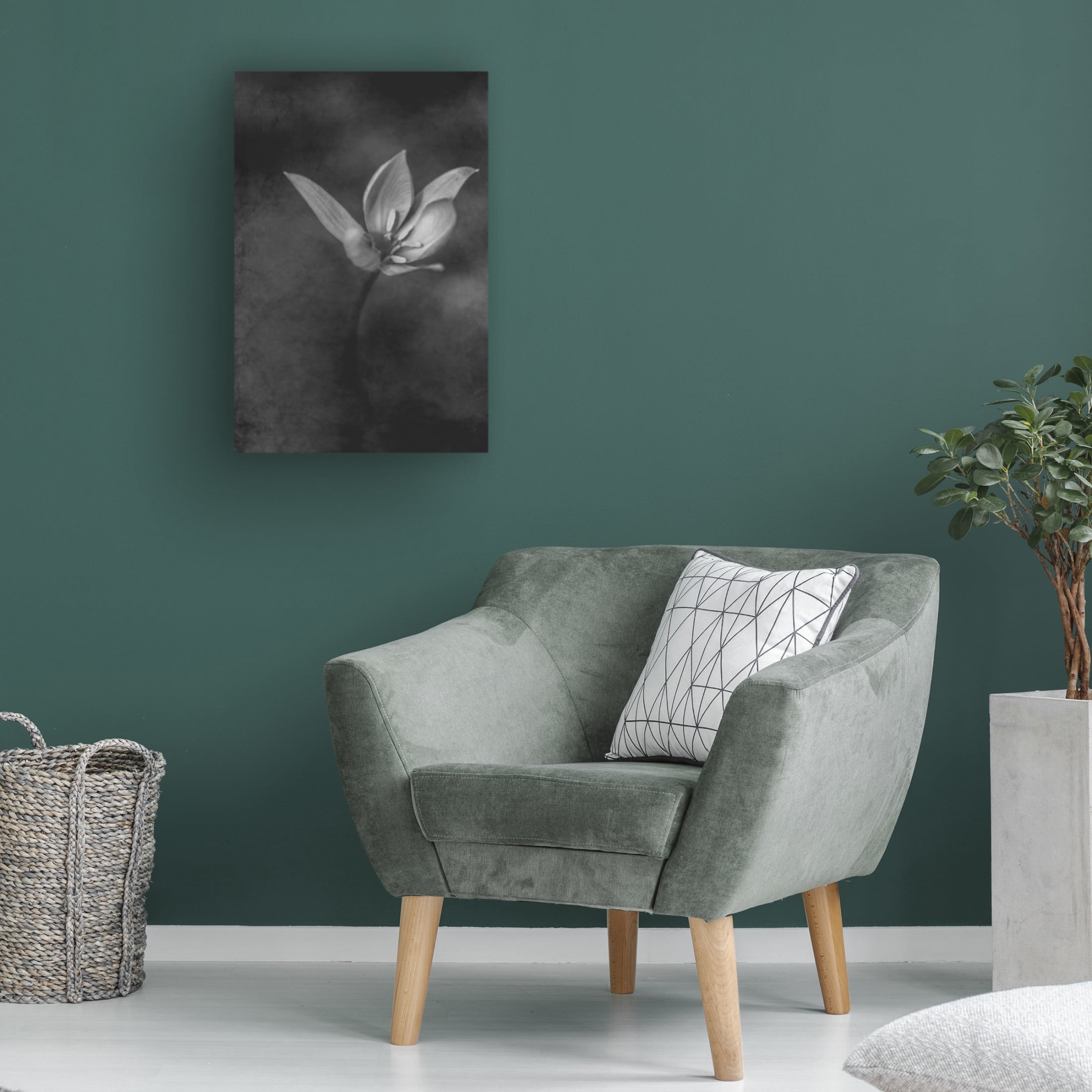 Canvas Wall Art - Cicek Kiral 'The Crocus' Wall Art for Living Room, Bedroom, or Office Décor by Trademark Fine Art - 22 x 32 Inches
