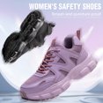 thumbnail image 3 of AUXDIQ Safety Trainers women's Steel Toe Cap Trainers Lightweight Safety Shoes for women Breathable Work Boots, 3 of 6