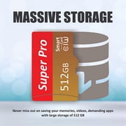 512GB Micro SD Card Flash Memory Card with Adapter