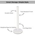 thumbnail image 6 of White Toilet Paper Holder Stand, 6 of 8