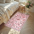 thumbnail image 3 of Wonnitar 2'x3' Insect Washable Doormat - Soft Pink Entryway Rug for Kitchen, Bathroom, Small Non-Slip Ultra-Thin Carpet for Indoor Entrance, Bedroom, 3 of 7