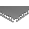 thumbnail image 5 of BalanceFrom 1/2 In. Thick Flooring Puzzle Exercise Mat with High Quality EVA Foam Interlocking Tiles, 6 Piece, 24 Sq Ft. Gray, 5 of 5