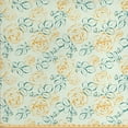 thumbnail image 1 of Floral Sofa Upholstery Fabric by the Yard, Sketchy Outlines of Garden Roses and Leaves Drawn by Hand, Decorative Fabric for DIY and Home Accents, Marigold Teal by Ambesonne, 1 of 4