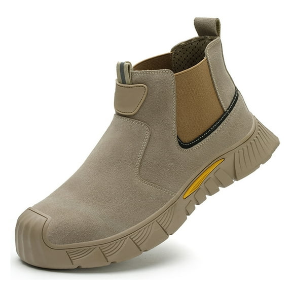 Safety Trainers Men Steel Toe Cap Trainers Safety Shoes Women Lightweight Work Boots Non-Slip Comfortable Industrial Work Shoes