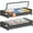 Gray-Large, variant on Yecaye 2 Pack Rolling Under Bed Storage Containers Bin with Wheels, Gray