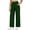 27" inseam: 73# 1Pack:Dark Green, variant on Womens Plus Size 29" Wide Leg Pants Athletic Yoga Leggings Casual Sweatpants Stretch Dress with Pockets,Black+Black,US Size 2XL