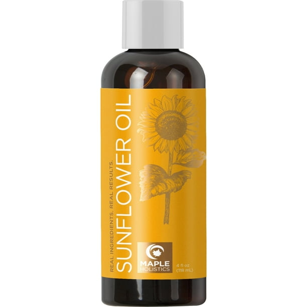 Pure Sunflower Oil for Skin Hair and Nails Moisturizing Carrier Oil