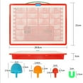 thumbnail image 2 of HLONK 296pcs Mushroom Nails Puzzle Educational Creative Mosaic Pegboard Toy with Letters Numbers, 2 of 8