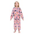 thumbnail image 2 of Fluffy Pajamas Set Fuzzy Winter Warm Pj Sets Pullover Tops and Long Pants Christmas Cat Pattern Medium, 2 of 8